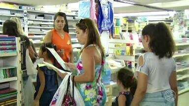 Rio Sul Papelaria - RJ1 – TV Rio Sul | Busca pelo material escolar movimenta papelarias de ...