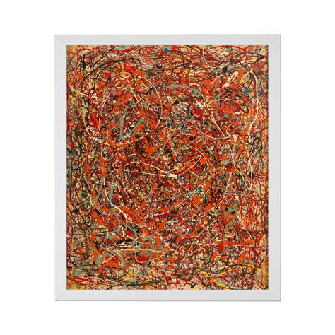 Quadro Jackson Pollock Tela Canvas X Cm Luxo Elo