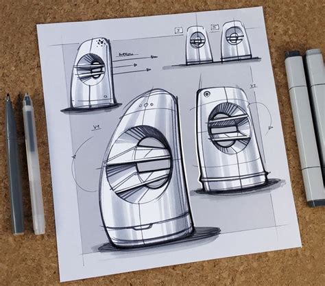 Design Sketches Illustrations 2018 Part 4 On Behance Industrial