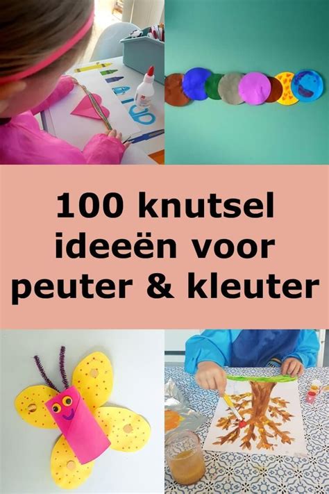 100 ideeën om te knutselen met peuter en kleuter Art for kids Kids