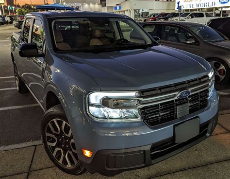 First Azure Gray 2024 Maverick Here Mavericktruckclub 2022 Ford