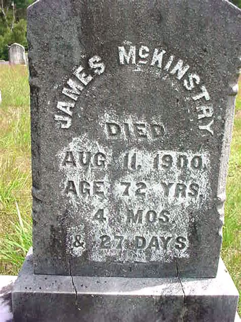 James Mckinstry Find A Grave Memorial