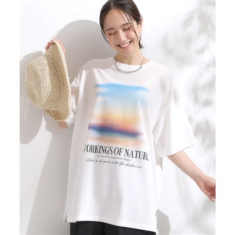 キューティーブロンド Cutie Blonde SHOO ICE汗染み軽減UVカットプリントアソート BIG Tシャツ ホワイト