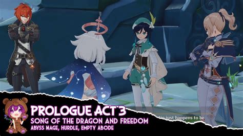 Genshin Impact Prologue Act 3 1 Abyss Mage Hurdle Empty Abode