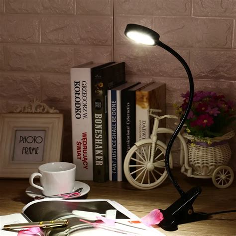 Led Clamp Lamp Reading Light Flexible Led Book Table Desk Lamp Energy