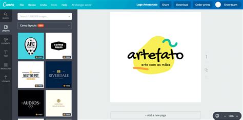 Ideias De Logo Para Artesanato - Personalize a criação do seu logo de artesanato com o Canva