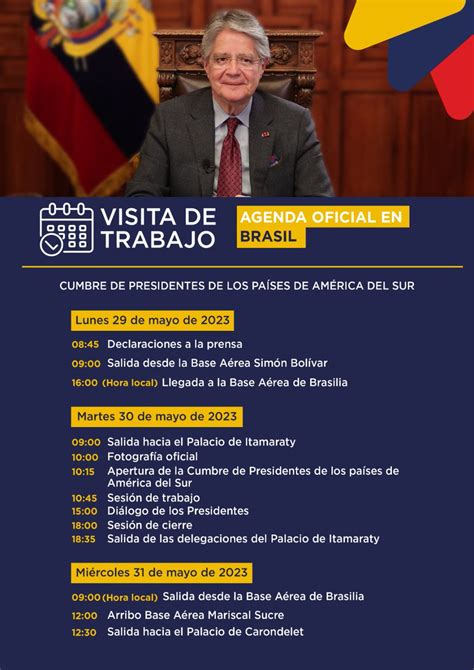 Presidencia Ecuador 🇪🇨 On Twitter Rt Comunicacionec Agenda