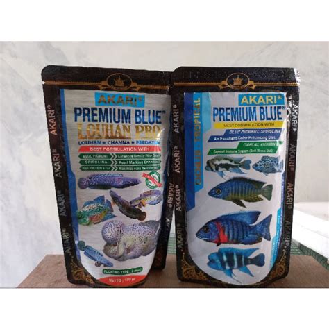 Jual Akari Premium Blue Cichlid Tropical Pelet 1 Mm Dan 2mm Shopee