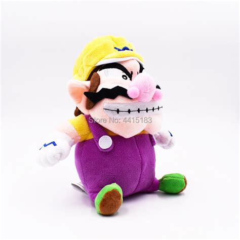 2 Styles Anime Super Mario Bros Waluigi Wario Peluche Doll Plush Soft