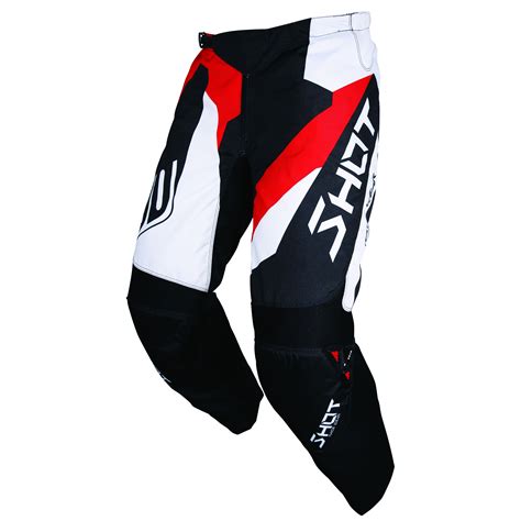 Pantal N De Motocross Shot Devo Alert Red Black Motoblouz Es