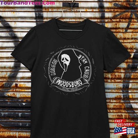 Woodsboro Film Club Shirt Vintage Ghostface Scream Halloween Sweatshirt Horror Movies Retro 90s