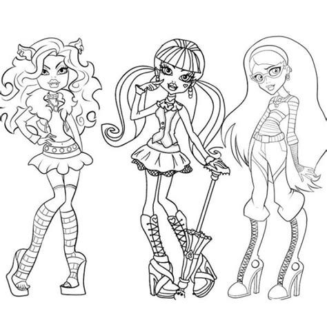 Top 65 Imagen Dibujos Para Colorear Monster High Viaterramx