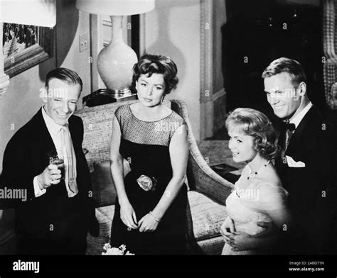 The Pleasure Of His Company From Left Fred Astaire Lilli Palmer Debbie Reynolds Tab Hunter