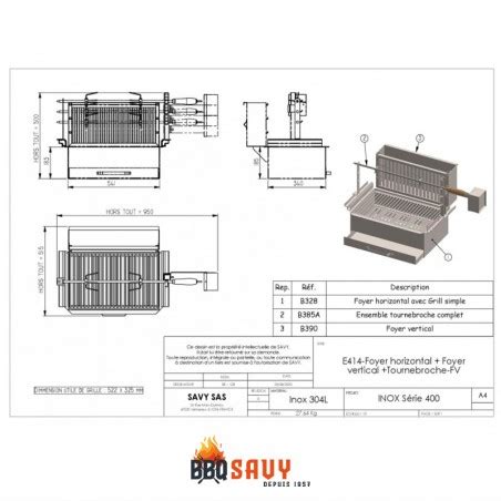 Barbecue Familial Tout Inox Avec Tournebroche Barbecue Savy