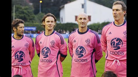 Photo Bixente Lizarazu Steve Savidan Fabien Barthez Et Laurent