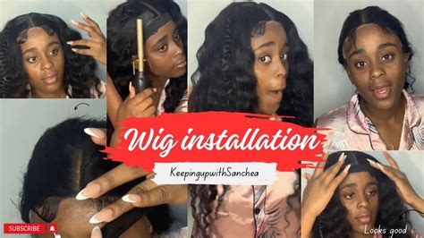 Wig Installation Tutorial For Beginners Watch Me Install My Wig For The