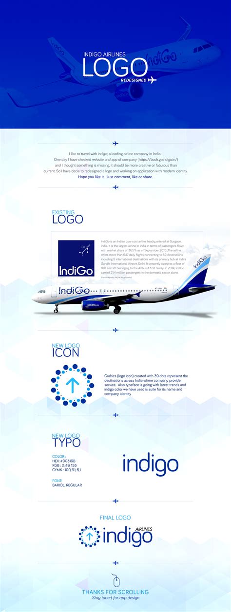 Indigo Airlines LOGO Redesigned :: Behance