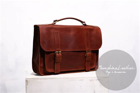 Leather Satchel Leather Backpack Leather Messenger Bag Etsy