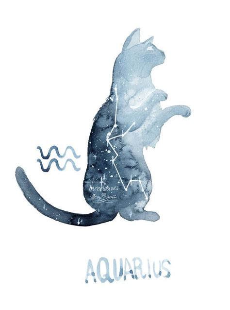 Aquarius Zodiac Monster Poster By Zuzana Ziakova Displate Artofit