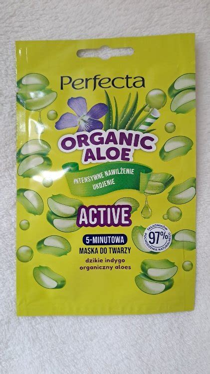 Perfecta Organic Aloe 5 Minutowa Maska Do Twarzy Dzikie Indygo