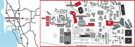 SDSU Campus Map Printable