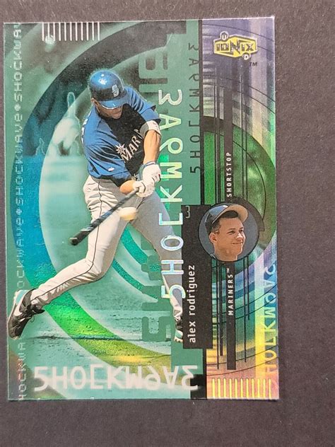 Ud Ionix Shockwave Insert Alex Rodriguez S Seattle Mariners Ebay