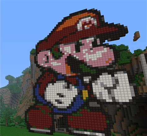 Pixel Art: Mario Minecraft Project