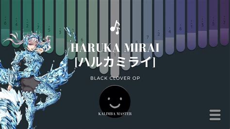 Haruka Mirai Black Clover Op Kalimba App Cover With Tabs