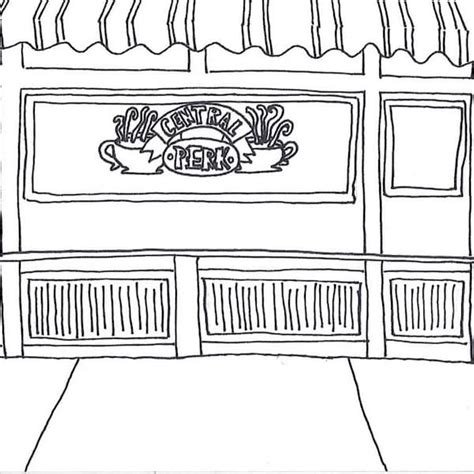 Perk Coloring Page Etsy