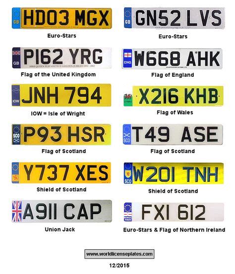 Images Of Uk License Plates License Plates Of The United Kingdom Uk