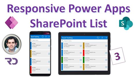 Create Responsive Power Apps From SharePoint List YouTube