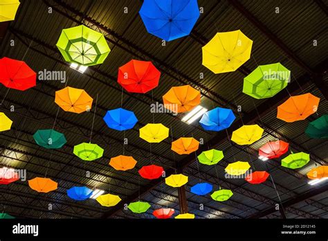 Umbrellas At Ceiling Hi Res Stock Photography And Images Alamy