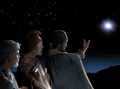 Free Bible Images Of The Wise Men Magi Following A New Bright Star To