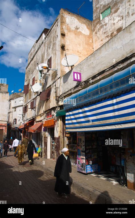 Medina Old Quarter Casablanca Central Morocco Northern Africa Stock