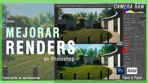 Postproducci N Render En Photoshop Mejorar Render De Arquitectura