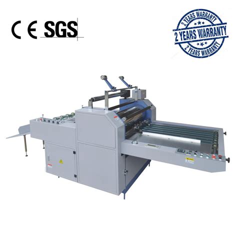 Semi Automatic Sheet To Sheet Lamination Adhesive Thermal Bopp Film