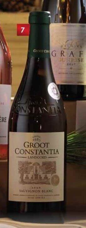 Groot Constantia Sauvignon Blanc Ml Offer At Makros Liquor