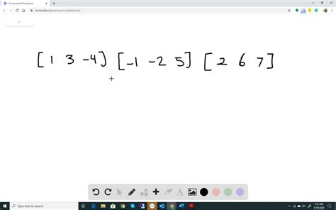 SOLVED:Write the column vectors and row vectors of the given matrix. A ...