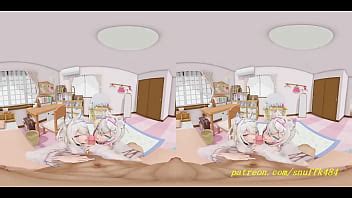 VR Mmd FuwaMoco BlowJob D Hololive Hentai XVIDEOS