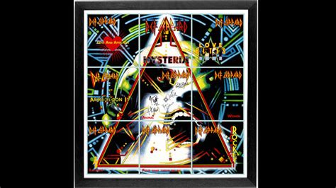 DEF LEPPARD Autographed Hysteria Singles Art Available BraveWords