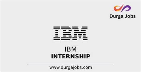 IBM Internship 2024 for Freshers in Bangalore, Pune