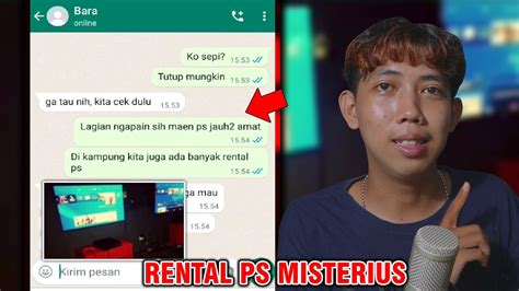 Rental Ps Misterius 😱 Chat History Horror Indonesia Youtube