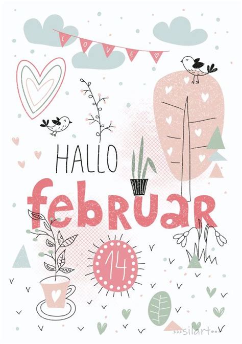 Happy Draw Hallo Februar Kalenderideen B Cher Falten Vorlage