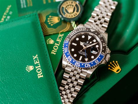 ROLEX GMT MASTER II BATGIRL Ref 126710BLNR Stainless Steel Jubilee