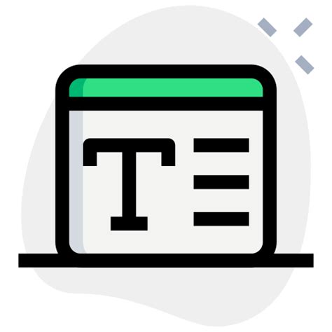 title generic rounded shapes icon