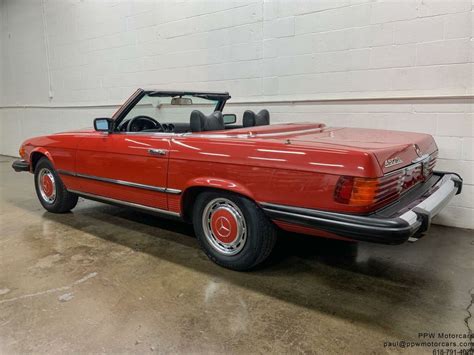 1977 Mercedes Benz Sl Class 450sl 76248 Miles Brilliant Red