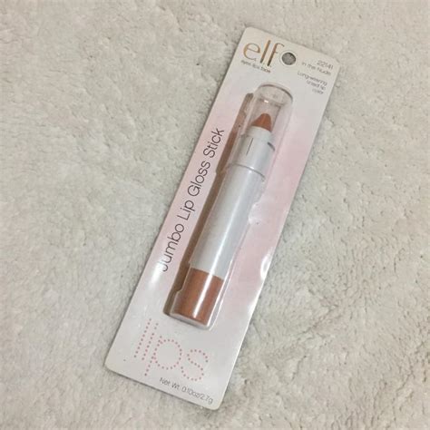 E L F Jumbo Lip Gloss Stick In The Nude Beauty Personal Care Face