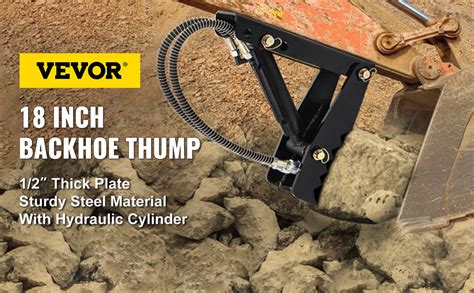 Vevor 18 Hydraulic Backhoe Thumb 12 Thickness Heavy Duty Excavator