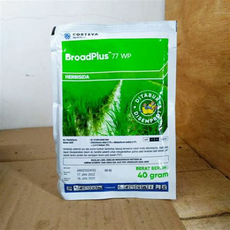 Jual BroadPlus 77 WP Isi 40 Gram Herbisida Selektif Padi Ganti Ally