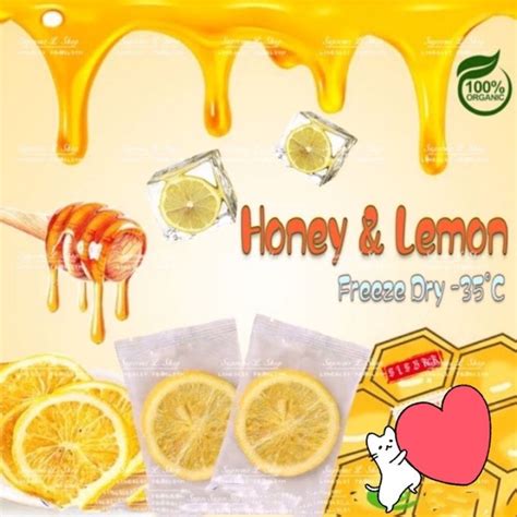 🍯honey Lemon🍋เลมอน น้ำผึ้ง ️ฟรีซดราย Freeze Dry มะนาว อบแห้ง ชามะนาว ชา